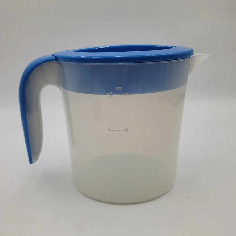 Mr Coffee Iced Tea Maker Replacement Pitcher 3 Quart Blue Lid TM70-03A
